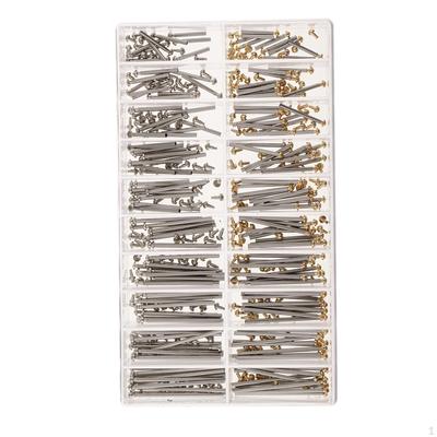 Прижимные стержни фрикционного ремня для часов с заклепками на концах, размер 10 мм