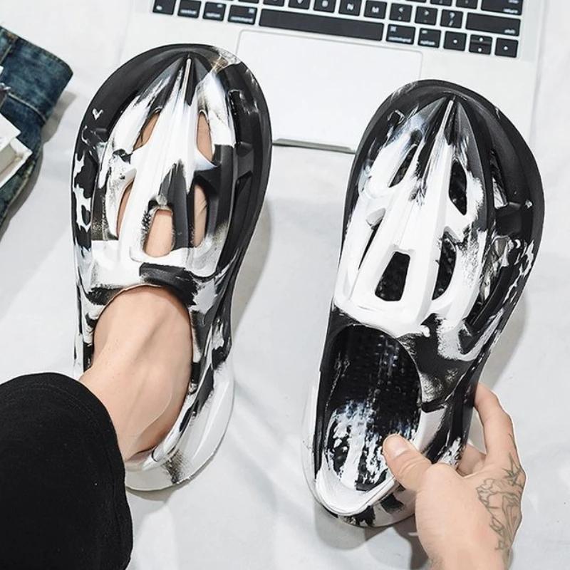 Модные мужские уличные сандалии Дышащие Сверхлегкие Новые Летние Низкая Цена Номер 41 Распродажа Модные Босиком Роскошные Стили 2025 Купить Мужскую Обувь