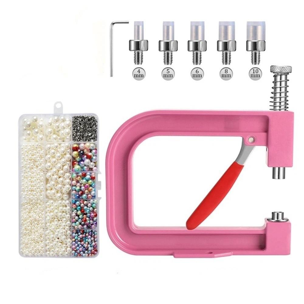 Hand Press Pearl Handmade Setting Machine Professional Bead Setting Tool Bags Accessories