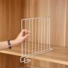 Metal Shelf Dividers Closet Shelf Organizer Easy Clip Clothes Purses Blankets Separators for Bedroom Kitchen Office