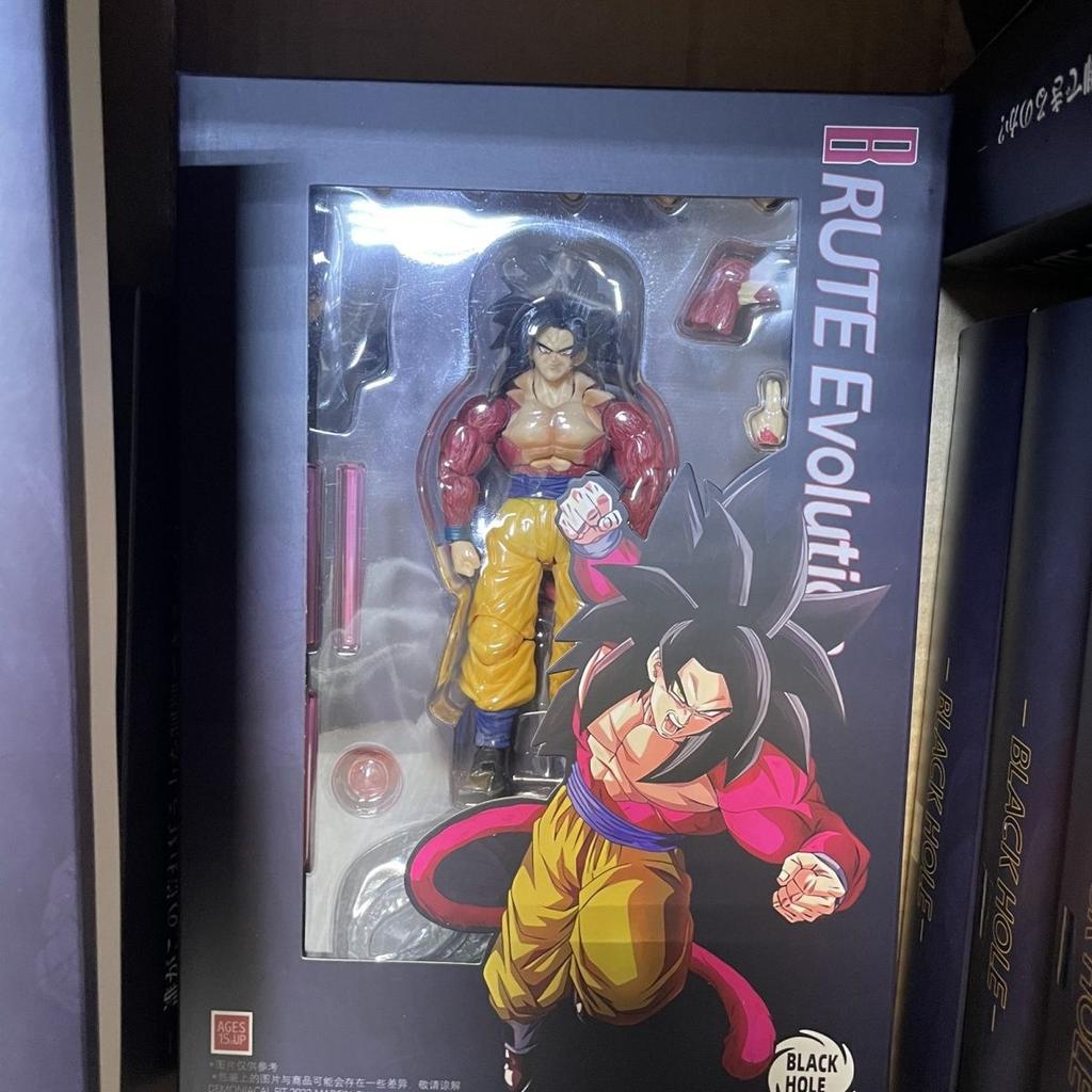 В наличии Игрушки Черная Дыра Фигурка Сон Гоку Dragon Ball Z Супер Сайян Сон Гоку Брутальная Эволюция Аниме Фигурки Действия Модель Игрушка Подарок