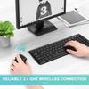 BeWishes Эргономичная мышь для левой руки Беспроводная вертикальная мышь для левой руки Эргономичная мышь с 3 регулируемыми DPI Специально для людей с большими руками Рука,