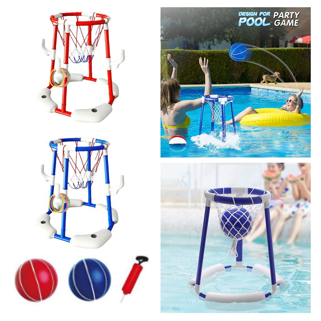 Баскетбольное кольцо для бассейна Игрушка Плавающее Баскетбольное кольцо Игры в бассейне Плавательные средства для бассейна Игрушка Игрушка для игр на воде на открытом воздухе Долговечная