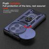 KEYSION Shockproof Case for Redmi Note 14 Pro + 5G 14 5G Slide Camera Protection Ring Stand Phone Back Cover for Xiaomi POCO X7