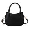 Trendy Minimalist Shoulder Bag 2023 Pure Color Texture Fashionable Fresh Street Style Pu Small Crossbody Bag