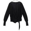 CROLLA Long Sleeve Kashcourt Knit Cardigan Black Women Used