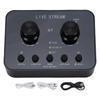 Live Sound Card with Multiple Sound Effects External Live Sound Card Voice Changer for Laptop Voice