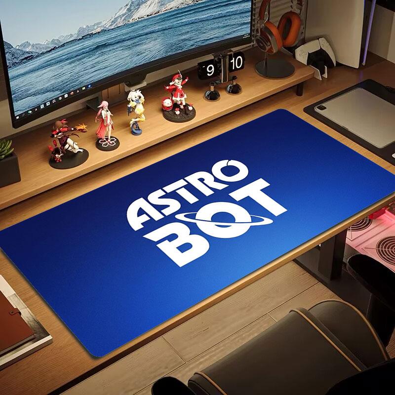 ASTRO BOT Коврик для мыши большого размера Большая подушка для игрового стола Нескользящий Коврик для ноутбука Планшета Большая мышь XXL Коврик Мини-ПК Игровой коврик С заблокированным краем