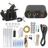 Professional Tattoo Machine Kit Beginners Tattoo Kit Complete Tattoo Power Supply Kit 90‑265VUS