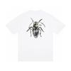 Футболка Stussy с коротким рукавом для подростков Свободный крой Хлопок 270 г Круглый вырез Повседневная одежда