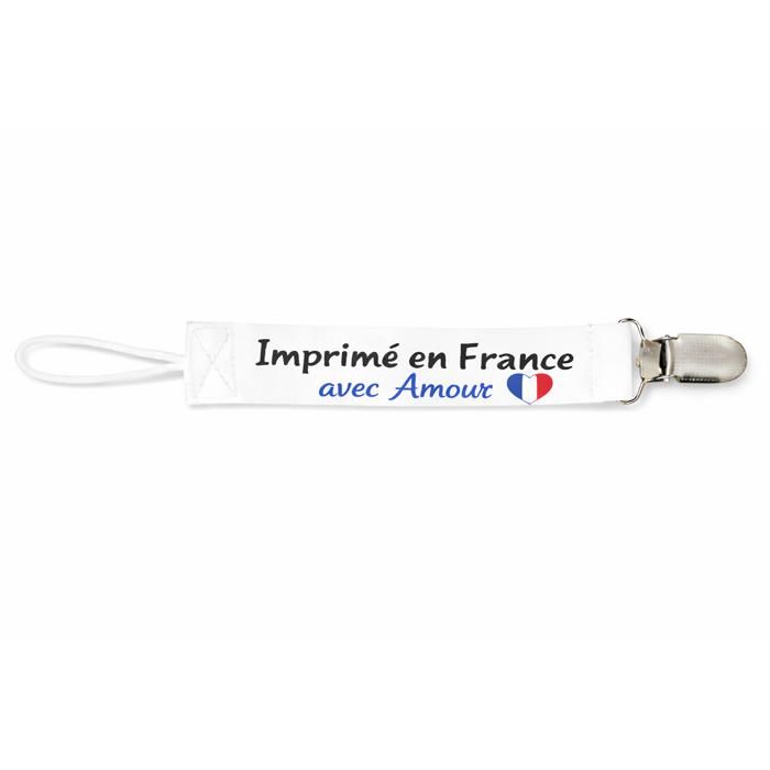 Planetee Attache tétine pour prénom MARIAM bébé d'amour Abeille | Attache sucette cadeau naissance