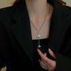 Новый веер циркон гинкго ожерелье женское геометрическое нишевый дизайн чувство моды темперамент интернет-знаменитость высокая чувственность цепочка для свитера