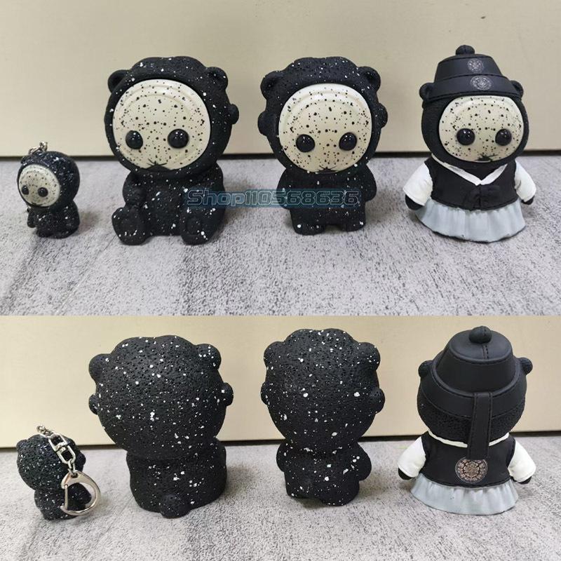 Ghost Palace Heuk Buryeong Hanbok Ver Figure Anime Rice‑cake Ghost Figurine Keychain Heebu‑ryeong Bag Pendant Toy