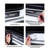 BBGG1 Car Door Threshold Strip Door Sill Protector Carbon Fiber Sticker For Opel Corsa Mokka Astra Cascada Adam Insignia Meriva Vectra
