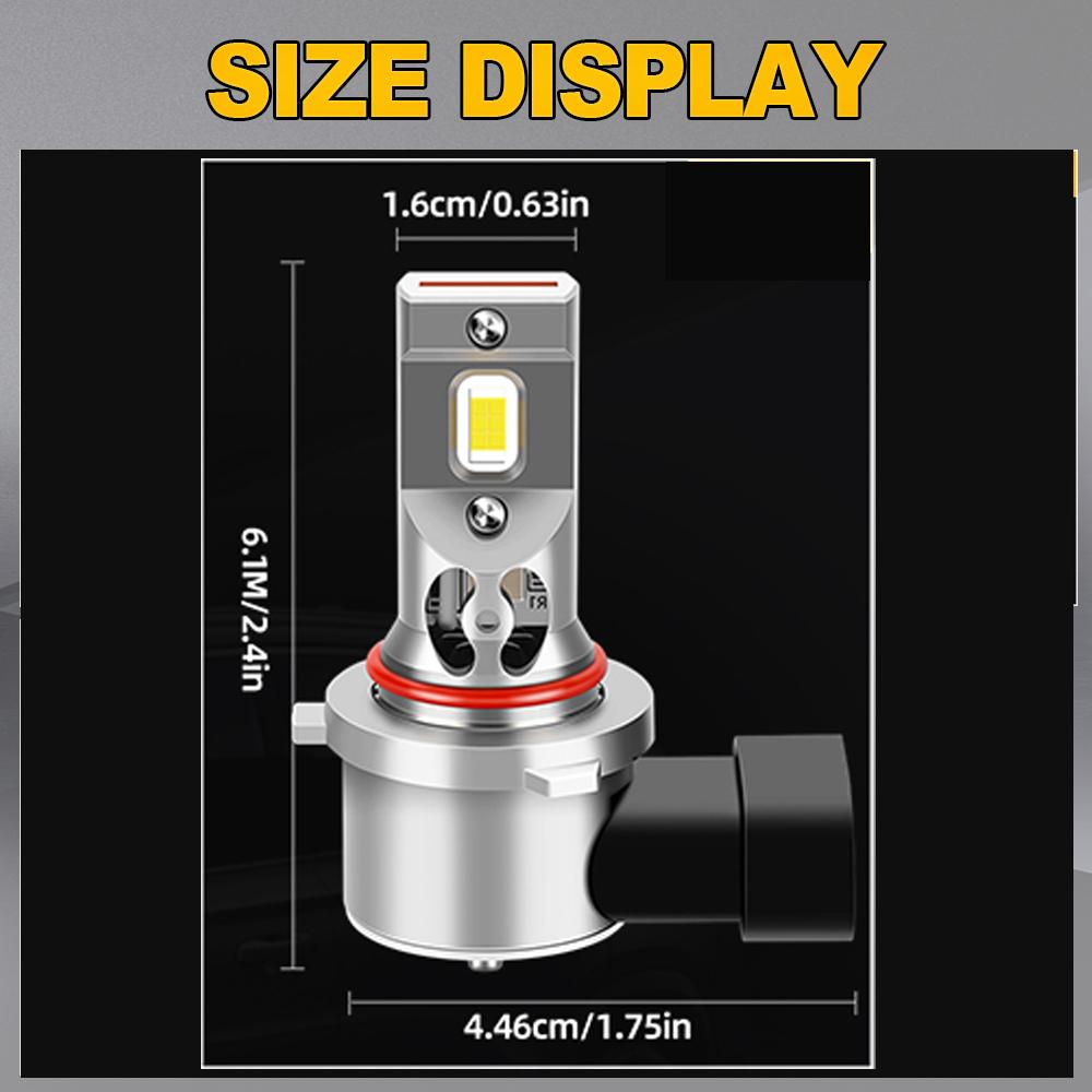 2/6x Wireless Head Lamp 6000K LED Headlights 12V Car Fog Bulbs For Chevy Tahoe 2007 2008 2009 2010 2011 2012 2013 2014 Plug&Play