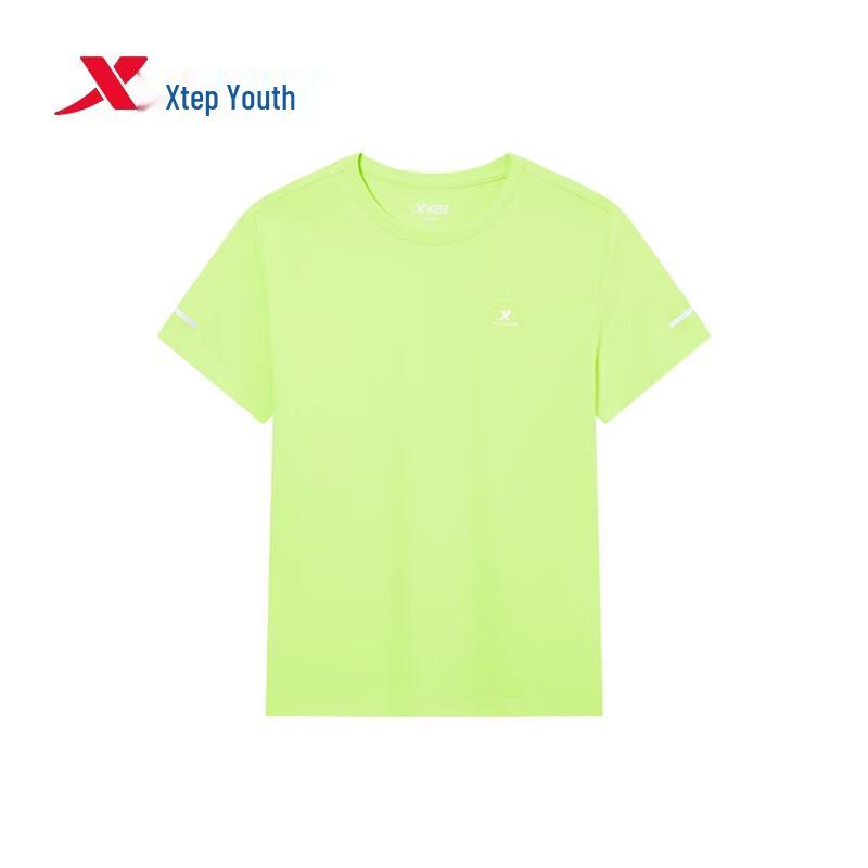 Xtep Youth Moisture-Wicking Sport Print Short-Sleeve T-Shirt