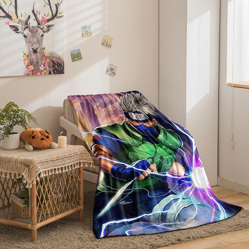 Animation Hokage Series Flannel Blanket 2D Printing Sofa Blanket Thickened Blanket