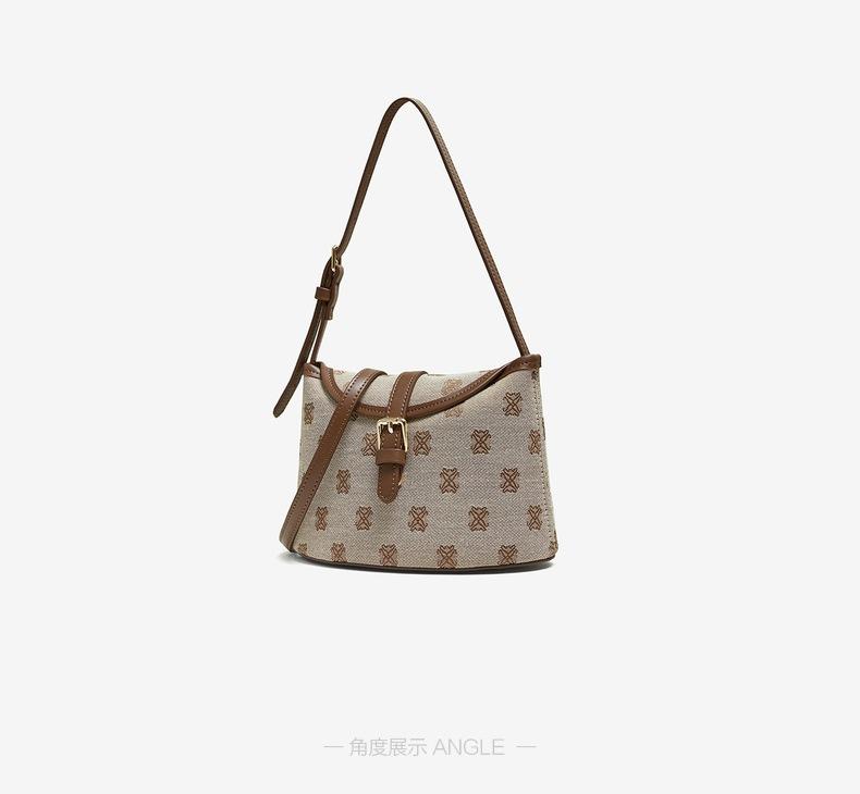 Best Picture 25 Autumn Shopping Mall Same Style Underarm Bag Fashion Retro Crossbody Bag for Women TY038CX5