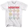 Мужская футболка Woodstock Радужная птица Логотип Гитара Хиппи Музыкальный фестиваль
