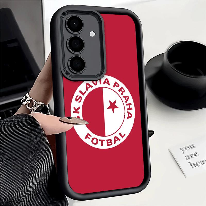 Чехол для телефона для Samsung Galaxy A17 A16 A15 A14 A13 Sk Slavia Praha Чешская Республика A56 A36 A26 A55 A35 A25 A54 A34 A24 A53 A33 A23