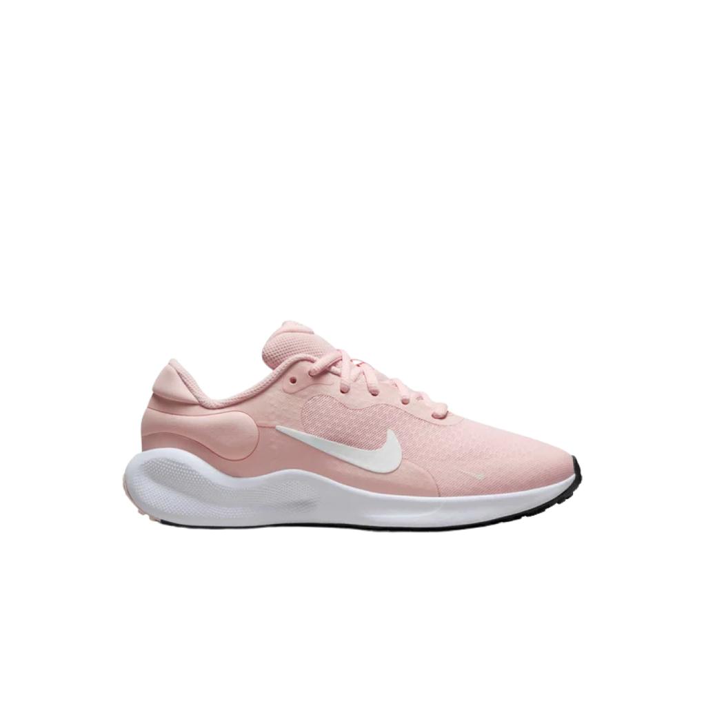 Nike Revolution 7 GS Echo Pink Kids кроссовки Белый Черный Summit-White FB7689-602