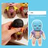 Babies Stress Relief Toy with Face Guard Coat Underwear Soft Stretchy Anxiety Relieving Baby Squeeze Toy Hand Relaxation Stress Ball Fidget