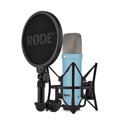 RODE Microphones NT1 Signature Series Студийный конденсаторный микрофон, Синий (NT1SIGNATUREBLUE)