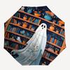 1pc Ghost Figure Fully Automatic Folding Portable Umbrella, 8 Iron Frames, Three-Fold Design, Suitable for All Seasons, Suitable for Outdoor Use.S068