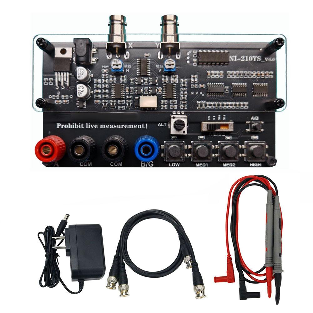 1 шт. Тестер вольт-амперных характеристик (ВАХ) Двухканальный Входной Контур Печатных Плат Тестирование Электрические Приборы Детали Аксессуары