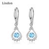 Lindon Copper Alloy Zircon Earrings Drop Earrings For Women Wedding Party Gifts