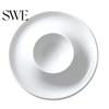 Square Egg Cups 4/6Pcs White Food Grade BPA Free High Sturdy Base Holders Durability Compact Size Portable Boiled Set