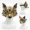 Halloween Fox Carnival Party Mask PU Animal masks mardigras Costume Props