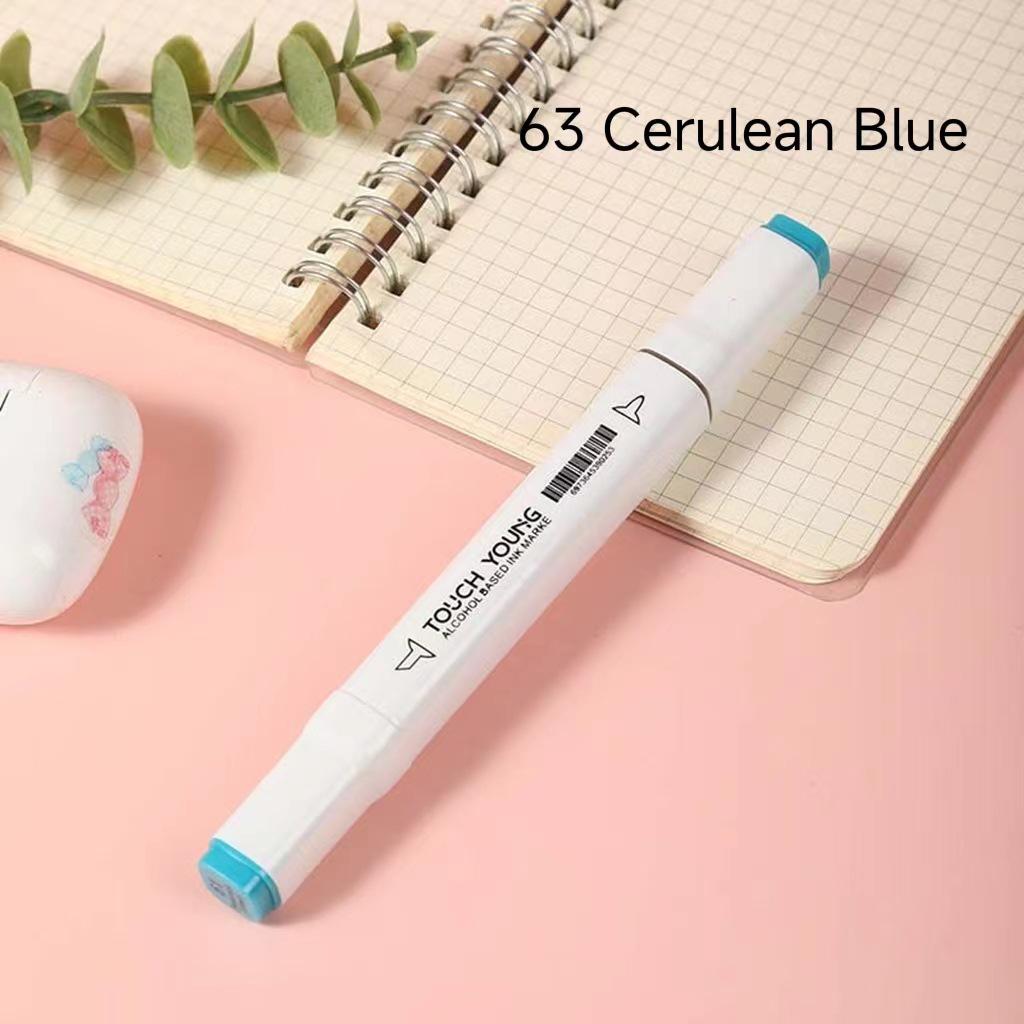 6th Gen Double Tip White Square Barrel Oil-Based Marker for Drawing & Hand-Painting