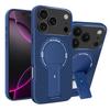 С подставкой Магнитный чехол для телефона для iPhone 17 Air 16 15 14 Plus 12 13 Pro Max Plus Жесткий Противоударный Матовый Задняя панель для Magsafe Чехол