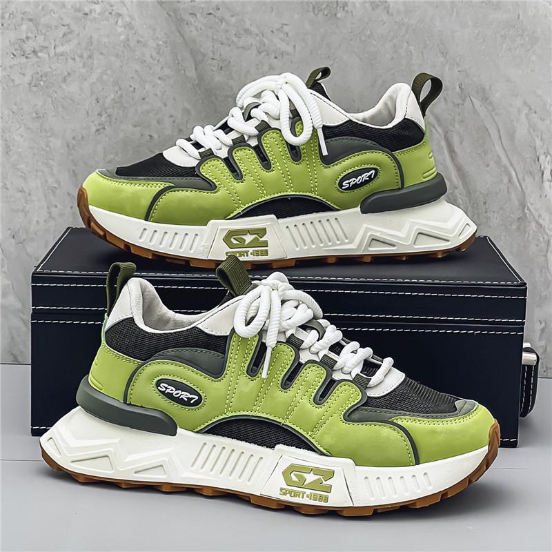 Модные кроссовки мужские туфли вулканизированные кроссовки на платформе мужские уличные прогулочные вулканизированные повседневные туфли мужские зеленые