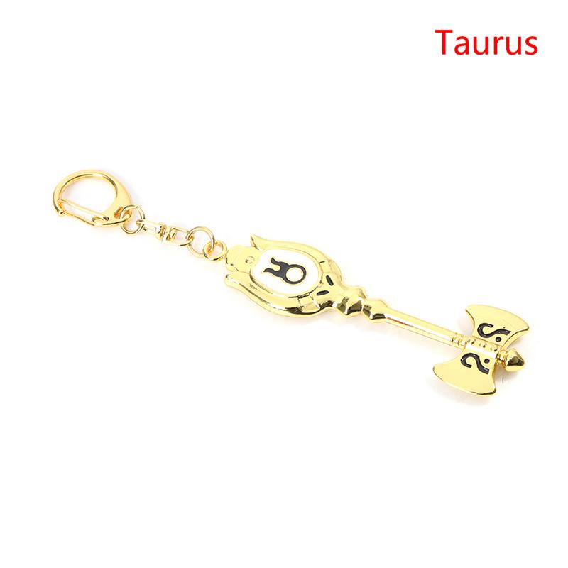 Мультфильм аниме Fairy Tail Зодиак Звезда вызывает ключ двенадцать созвездий брелок