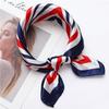 2021 Small Size Women Scarf Fashion Print Silk Scarves Square Neck Office Satin Handkerchief Bandana Foulard