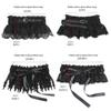Fashion Casual High Waist Wide Waist Band Ladies Dress Cummerbands Corset Waistband Lace Tie Belt
