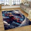3D Японский Самурай Бусидо Катана Мультяшный Игровой Ковер Коврик для Гостиной Спальни Дома Украшение Дивана, Детский Нескользящий Напольный Коврик