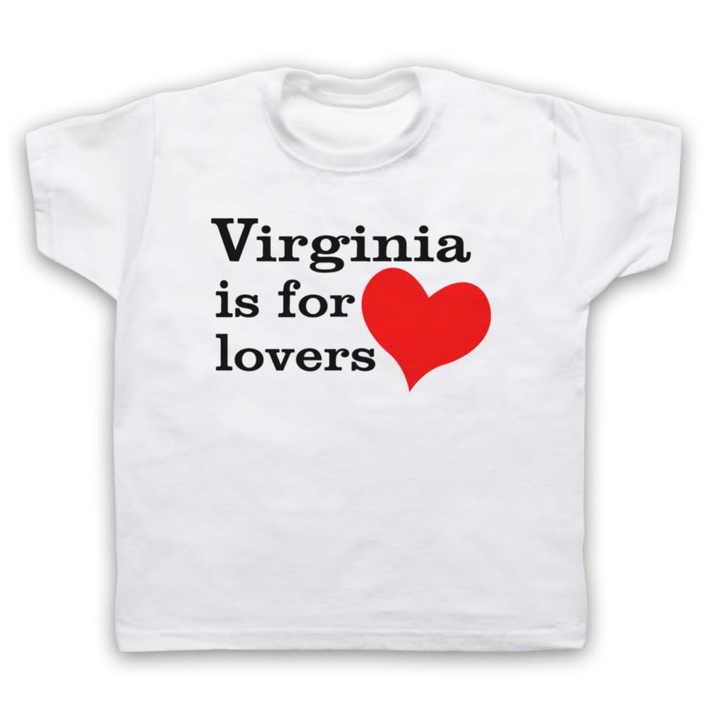 Virginia Is For Lovers Slogan American State Phrase Kids Childs T-Shirt