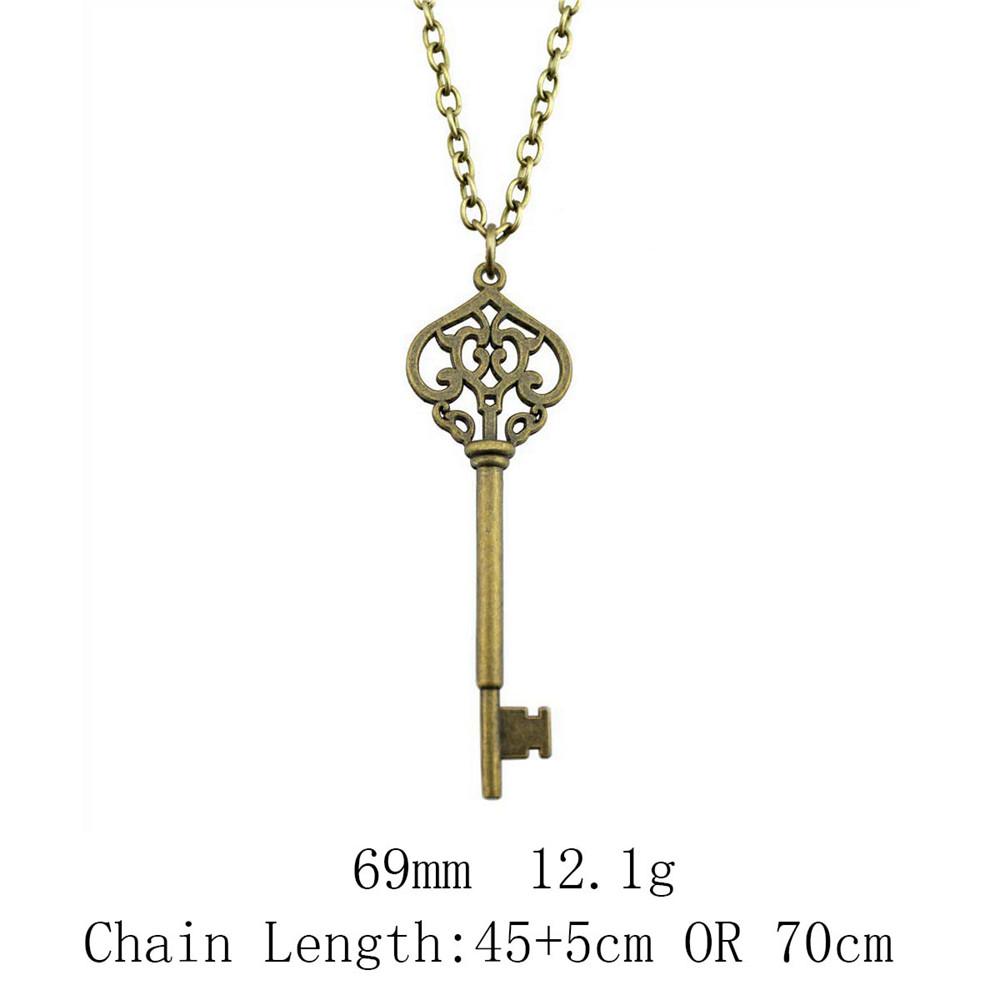 Ожерелья на годовщину свадьбы, женские полые смоляные фоторамки, ключи, длинная цепочка, ожерелье для рюкзака, цепочка, ожерелье