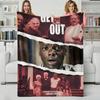 Movie G-GetOut Throw Flannel Blanket Perfect for Sofa Office Bed Travel Sleep Read Relax Camping four season use