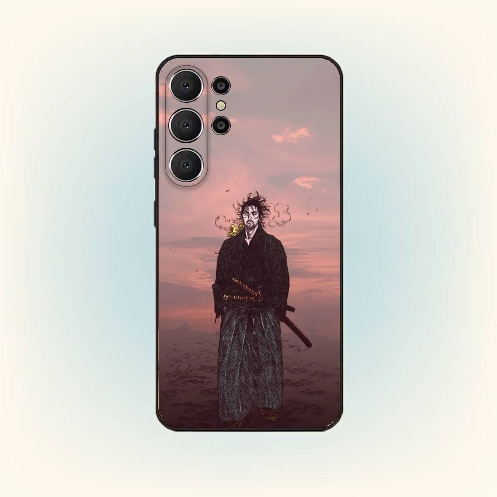 Чехол для телефона Vagabond M-Miyamoto M-Musashi для Samsung S26,S25,24,23,22,30,21,10,9,Ultra,Plus,Lite, Черный Мягкий Чехол