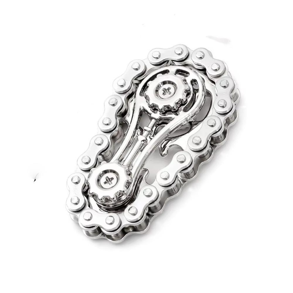 Fingertip Sprocket Sprockets Fingertip Gyro Spinning Top Wheel Gear Chain Gyroscope  Adult