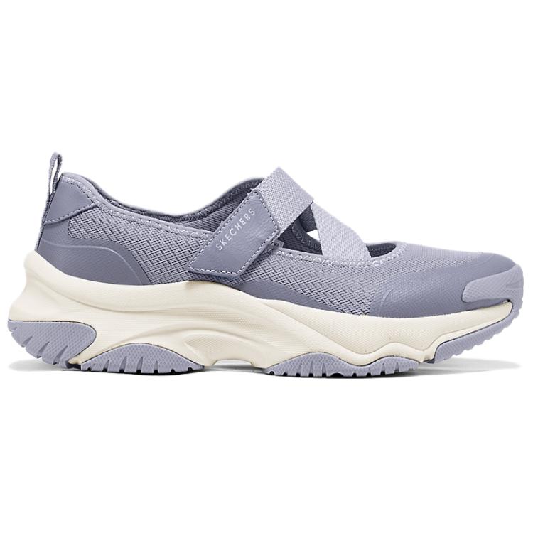 Skechers Moonhiker Удобные Универсальные Туфли Мэри Джейн Женская обувь Серый 177602-QUAL