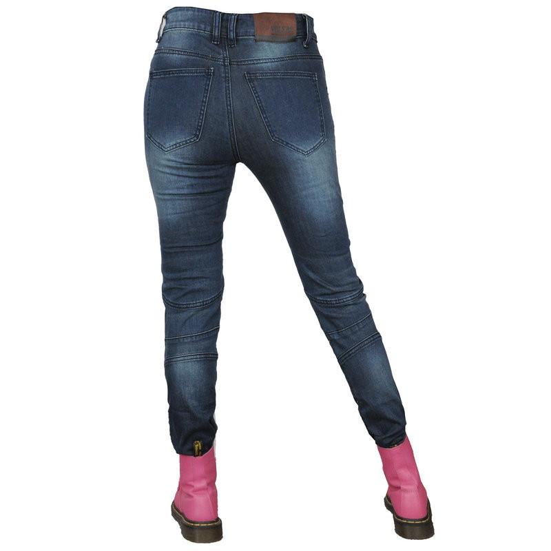 Womens Cordura Motorcycle Riding Pants Slim Fit Protective Gear Anti-Tear Abrasion Resistant