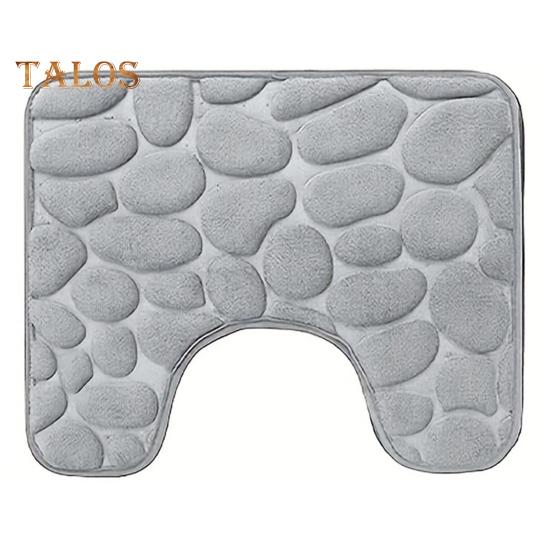 Коврик для унитаза износостойкий суперабсорбирующий нескользящий дизайн декоративный коврик для ванной комнаты в форме буквы U