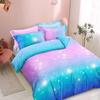3 шт. цветной радужной постельного белья градиент розовый синий Y2K гостевой номер пододеяльник комплект (1шт* Пододеяльник + 2шт Наволочки)