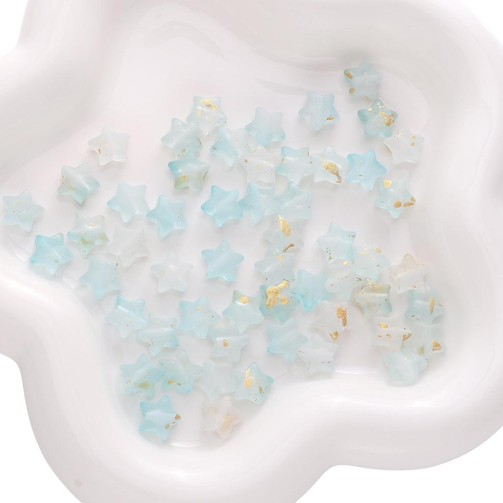 50Pcs Acrylic Star Beads For DIY Necklace Bracelet Earrings Jewelry Making Craft Accessories