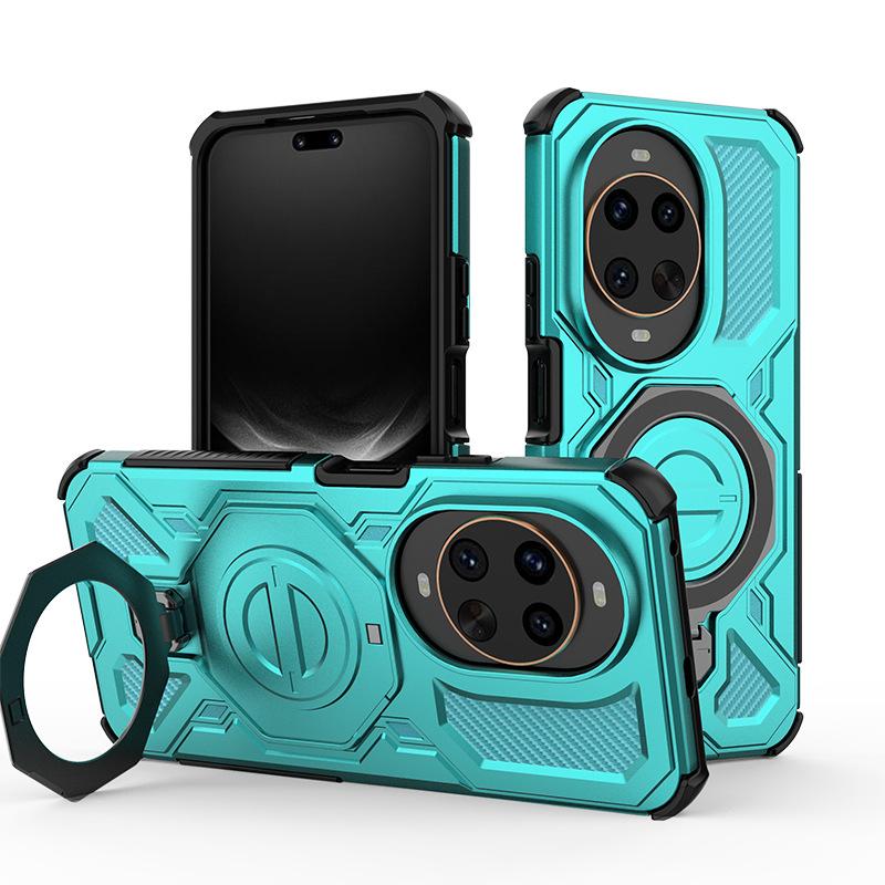 Чехол-кольцо для Huawei Nova 14 Ultra, вращающееся на 360° [Защита от падений военного уровня] + Металлическая пластина для чехла телефона MagSafe
